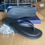 Black Full-Grain Leather Pam Slipper (Available Szx: 41, 42, 45, 46 and 47 Only)
