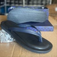 Blue-Black Full-Grain Leather Pam Slipper (Available Szx: 41, 42, 45, 46 and 47 Only)