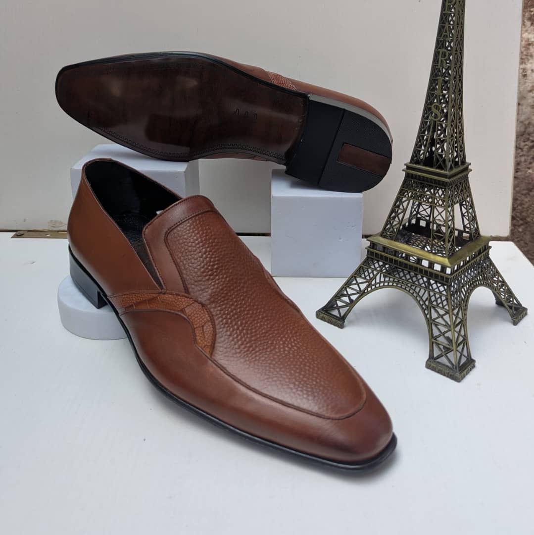 Tan Brown Leather Loafer (Available Szx: 40, 41, 42, 43, 44 Only)