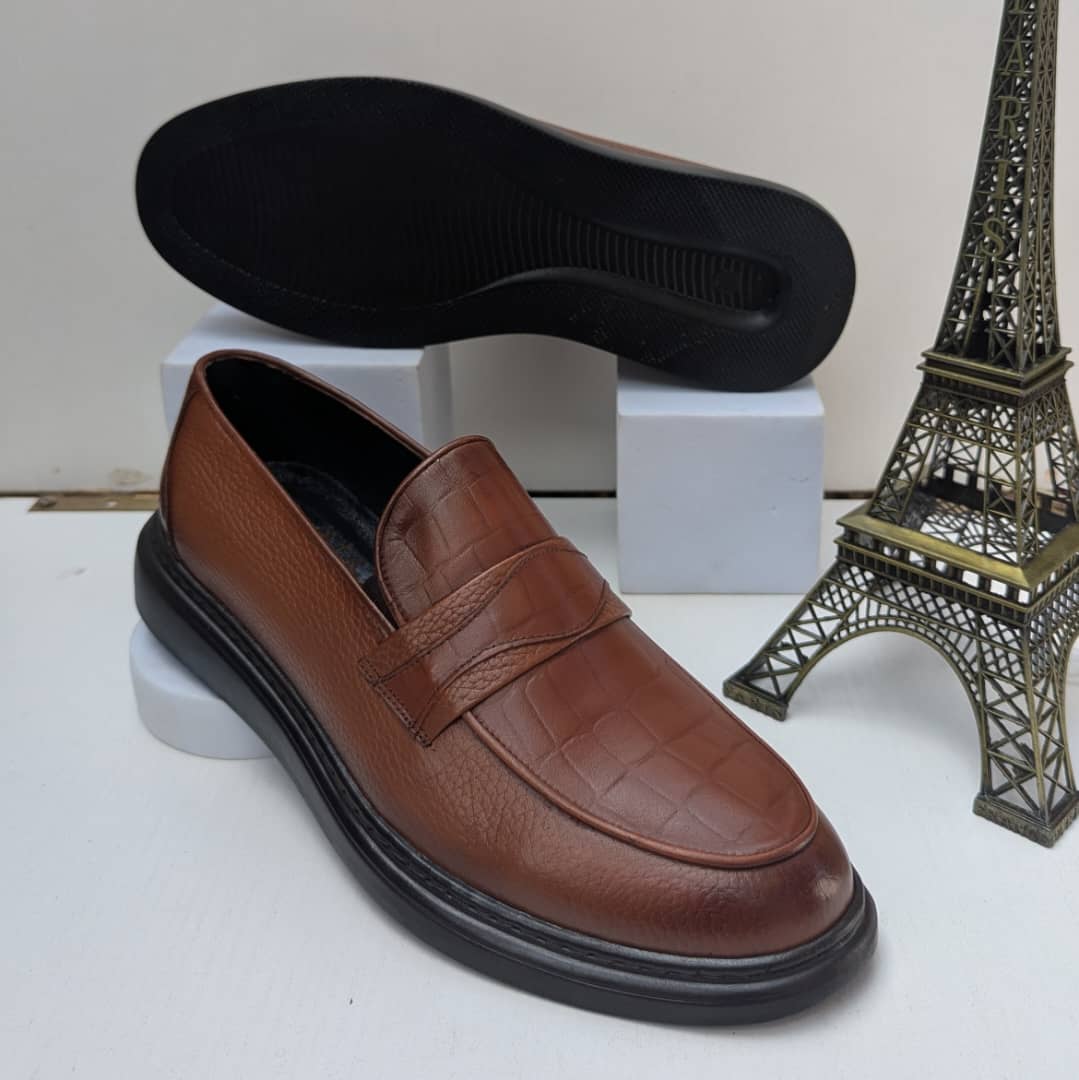 Tan Brown Slip-on Loafer (Available Szx: 40, 41, 42, 44 Only)