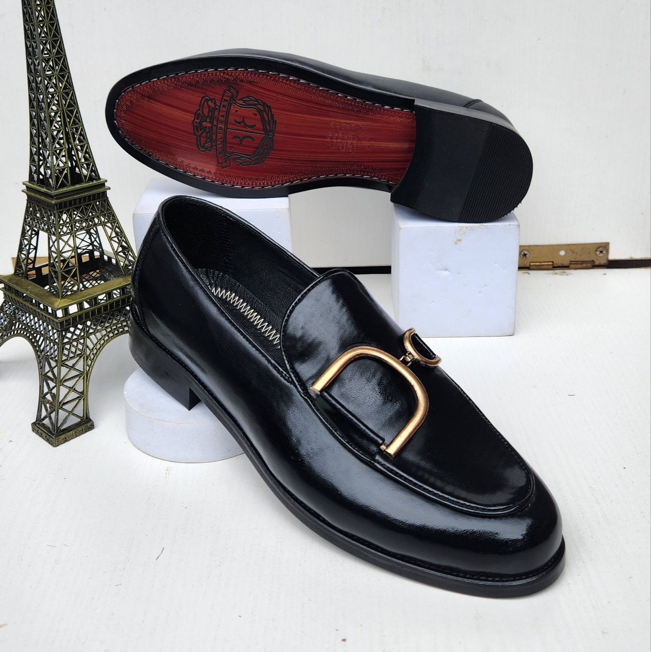 #2 Black Leather Loafer (Available Szx: 41 Only)
