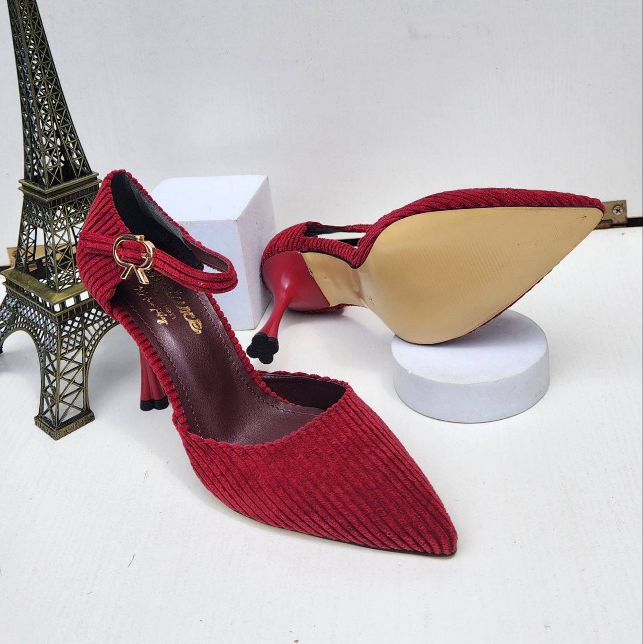 Kitten Heel Slingback Sandals - Image 6