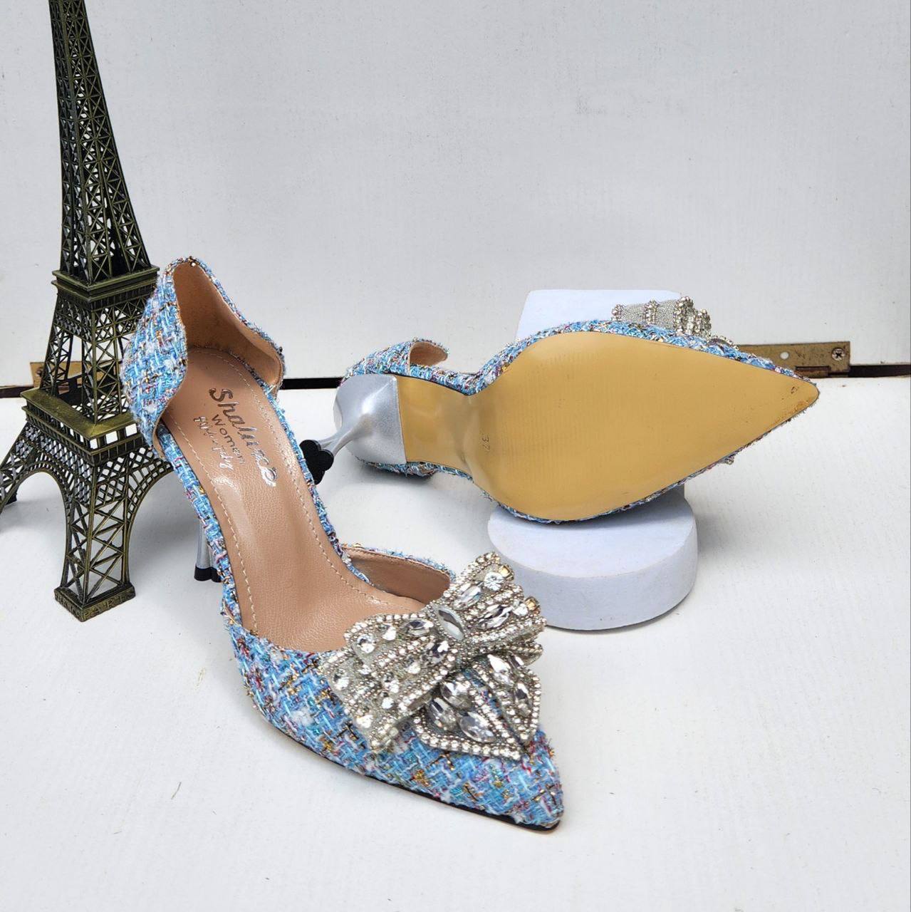 Kitten Heel Slingback Sandals - Image 2